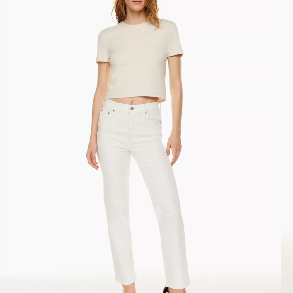 Denim forum Arlo High Rise Straight Jeans